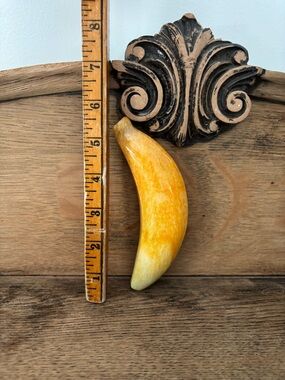 Alabaster Marble Onyx Stone Fruit Hand Carved Banana